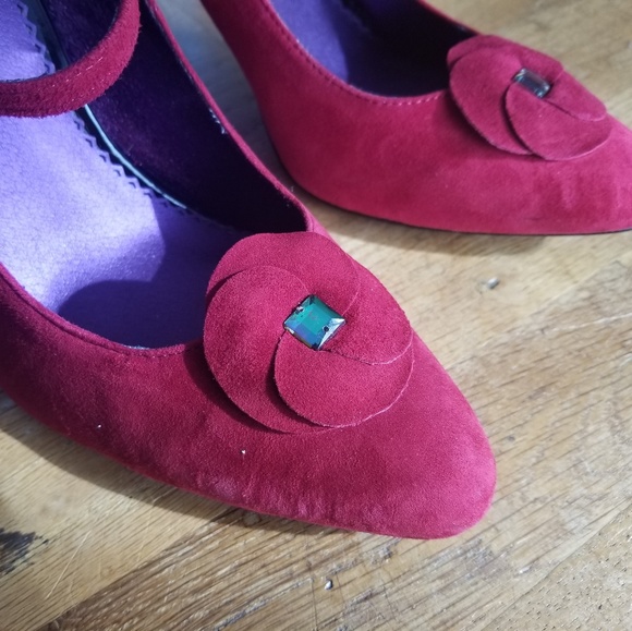 Poetic Licence red/purple heels - Picture 4 of 8